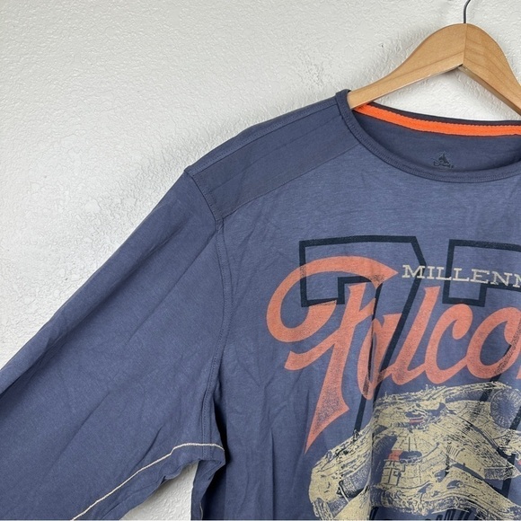 Disney Parks Star Wars Millennium Falcon Crew Neck Long Sleeve Top‎ Size Large - Picture 3 of 12